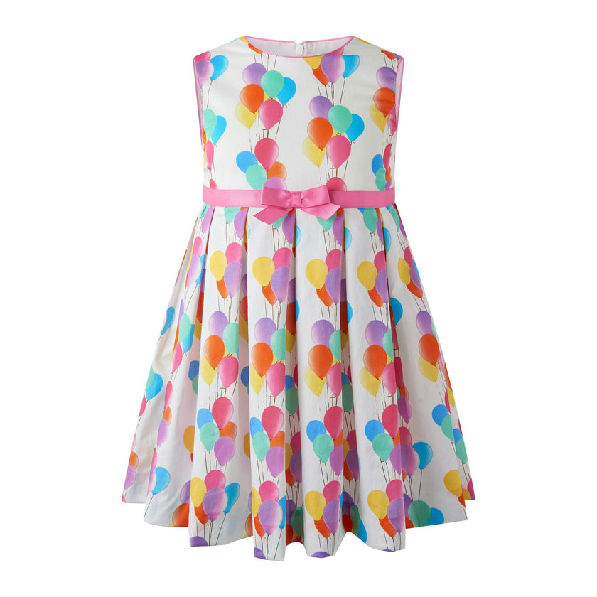 Balloon Pleated Dress
