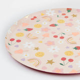 Happy Face Icons Dinner Plates