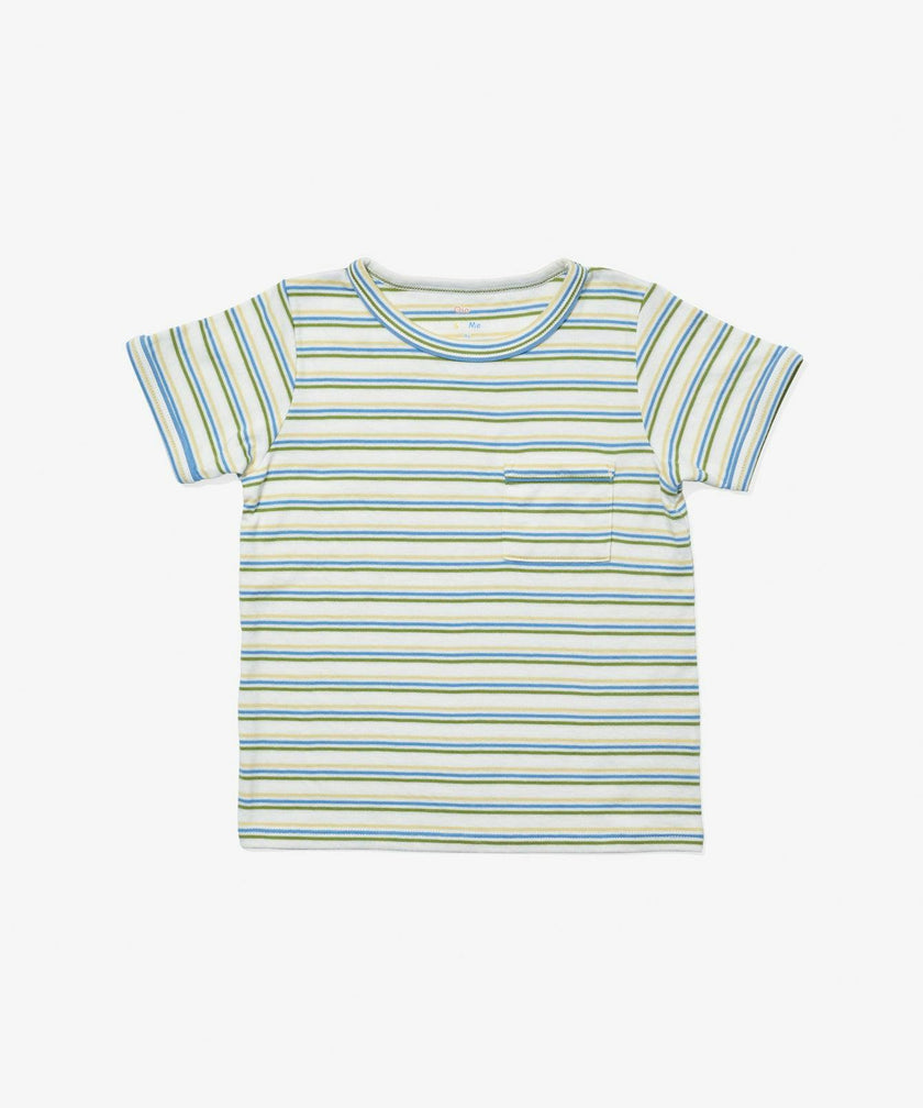 Willie T-Shirt, Butter Triple Stripe