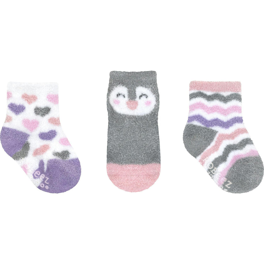 Little Grey Cozy 3pk Infant Hosiery