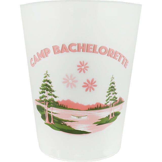 Camp Bachelorette Postcard Flex Cups