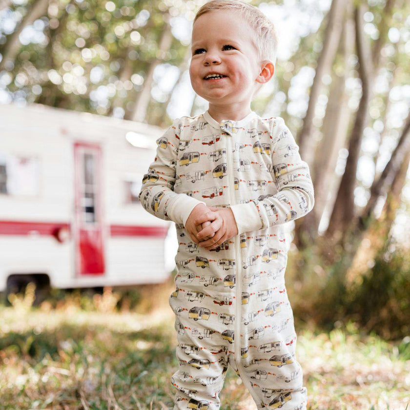 Organic Cotton Zipper Pajama
