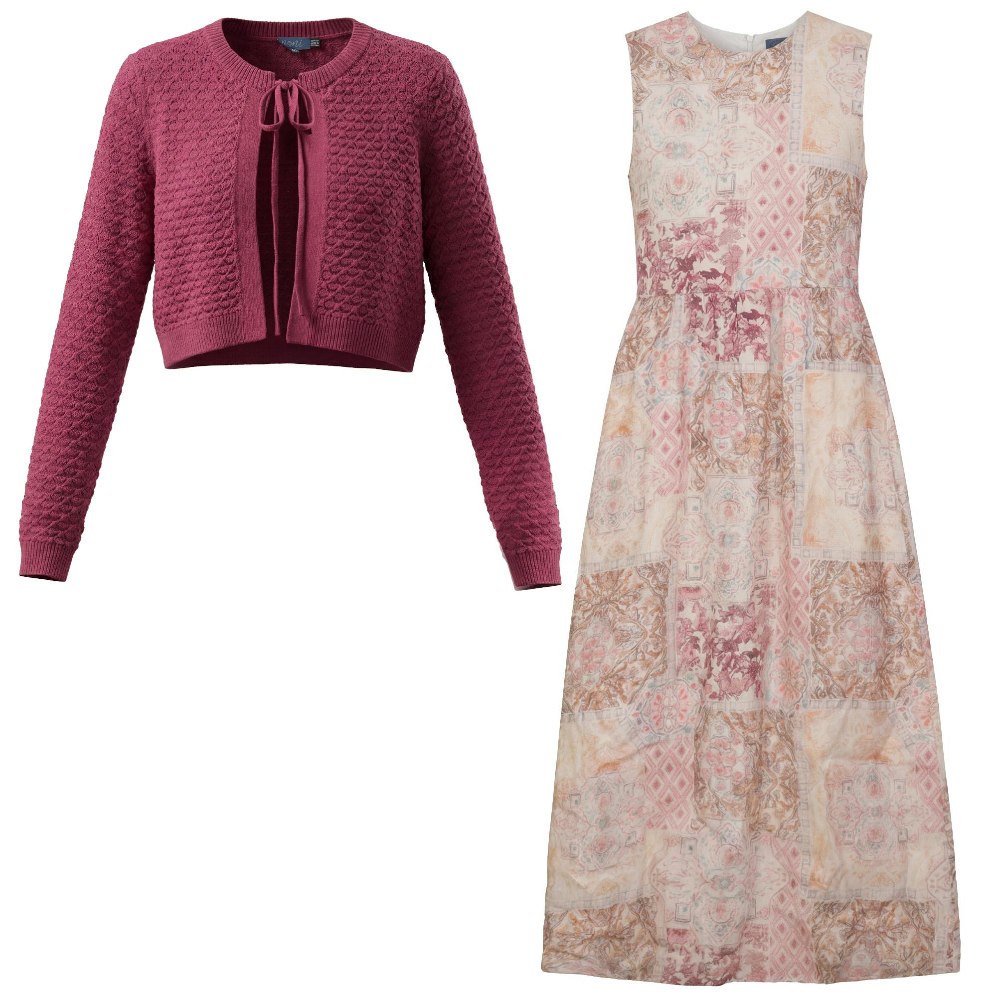 Floral Jumper Cardigan Set