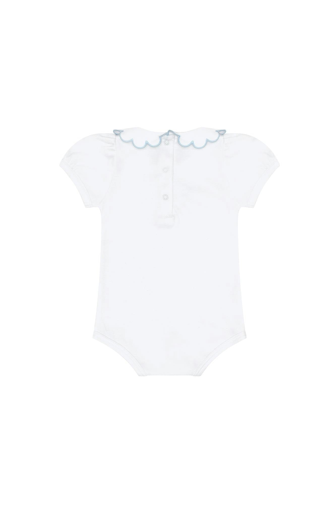 Nella Scallops Short Sleeve Onesie