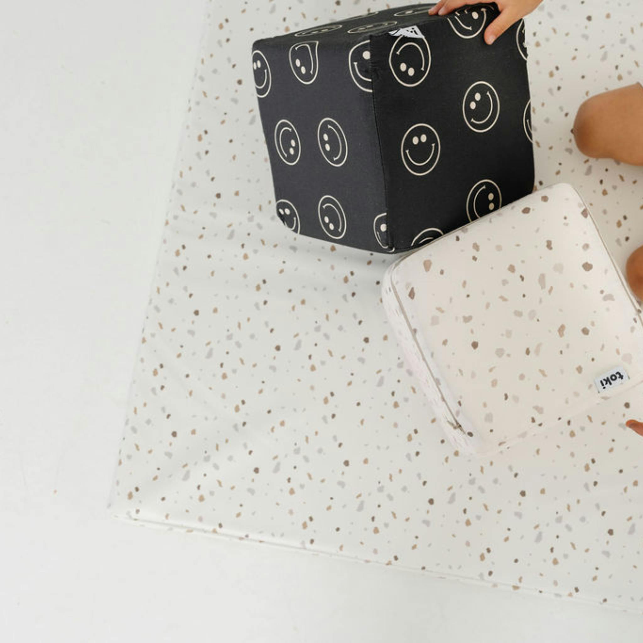 Terrazzo Chalk Vegan Leather Mat