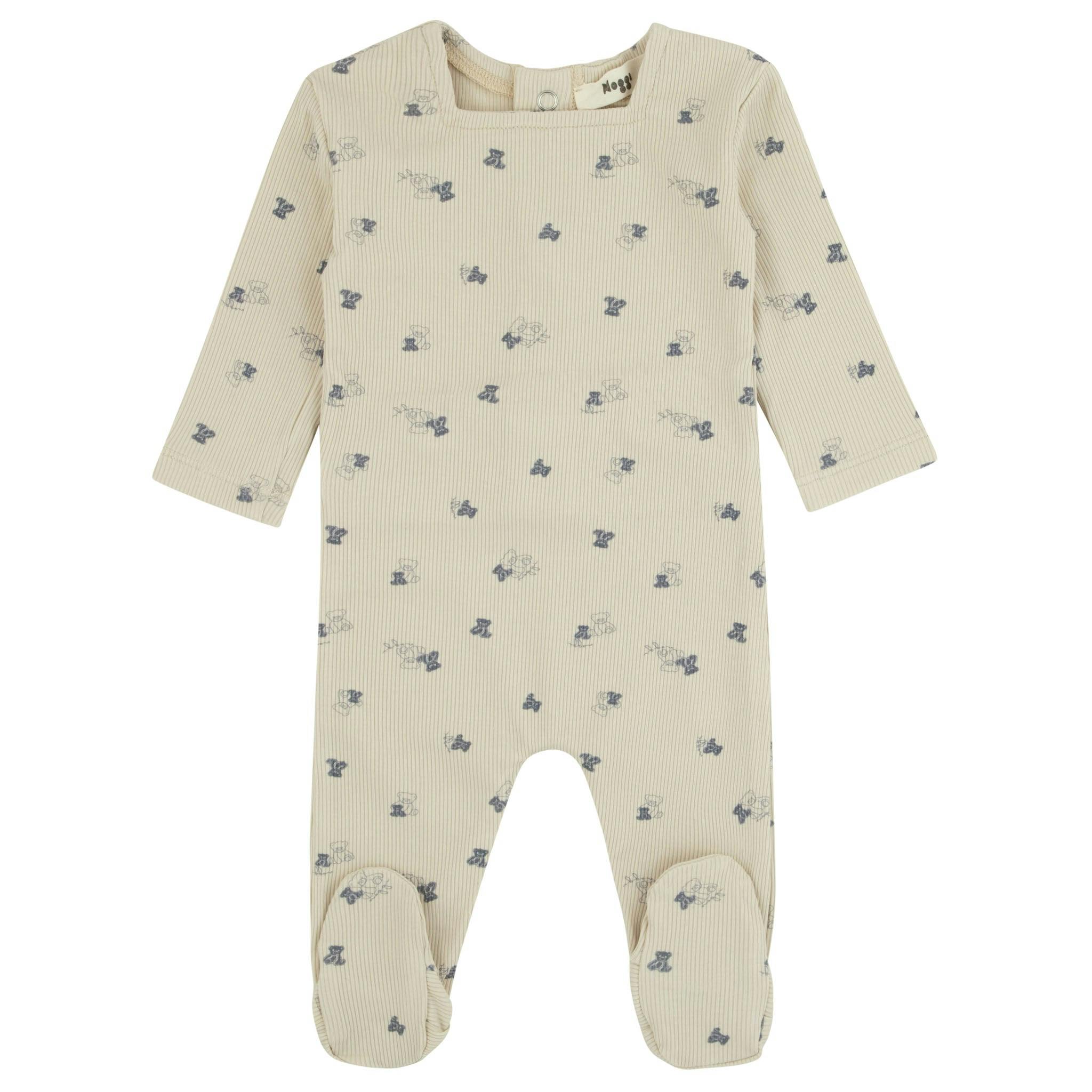 Bamboo Teddy Printed Footie