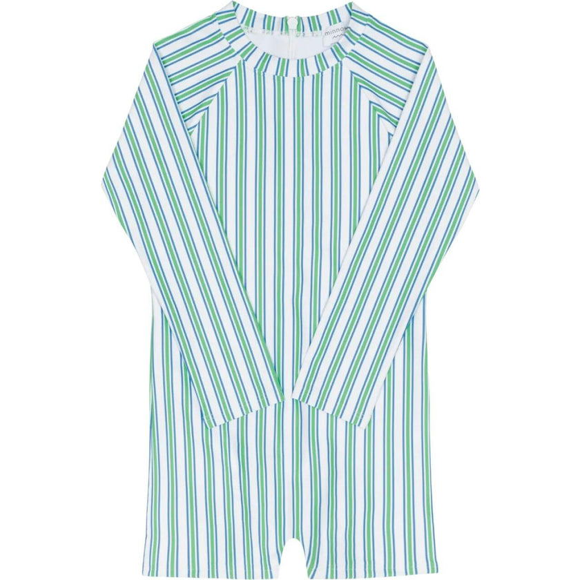 unisex tamarin stripe rashguard one piece