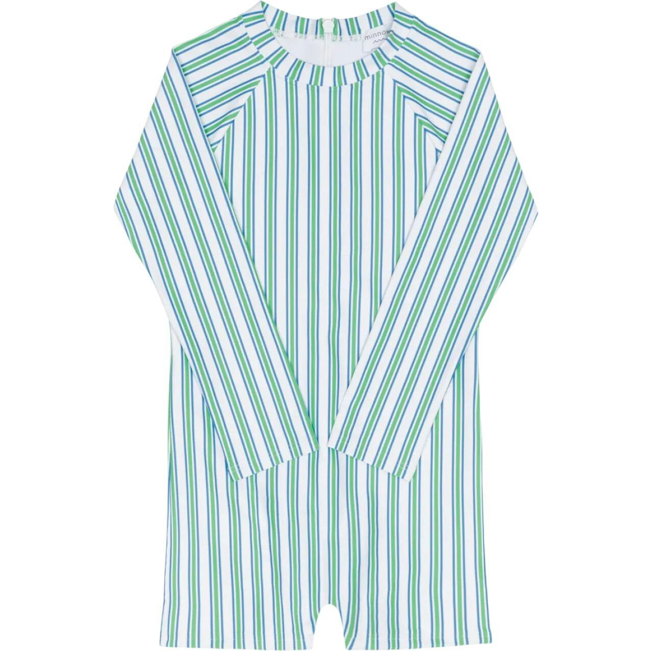 unisex tamarin stripe rashguard one piece