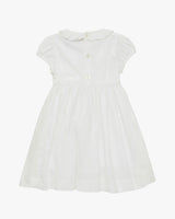 Baby Willow Rose Hand Smocked Dress in White