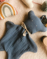 Cachou the Lovey with Removable Wood Teething Ring