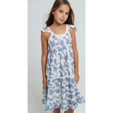 Claret Dress in Blue Reverie