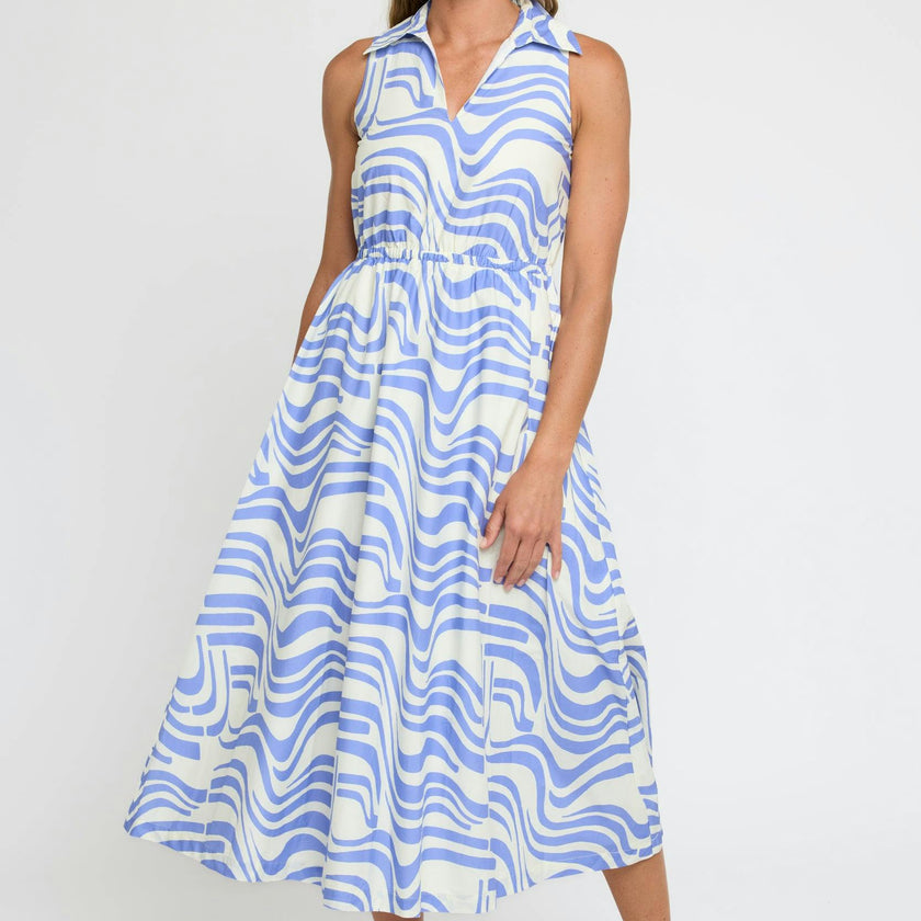 Alice Midi Dress in Revel In Retro