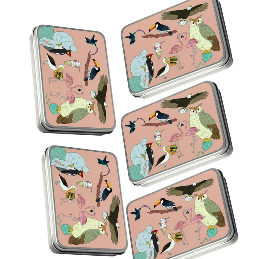 Coloring Kit - 5 units in set - BIRDS Small