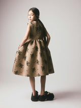 Rosa Dress Camel & Black