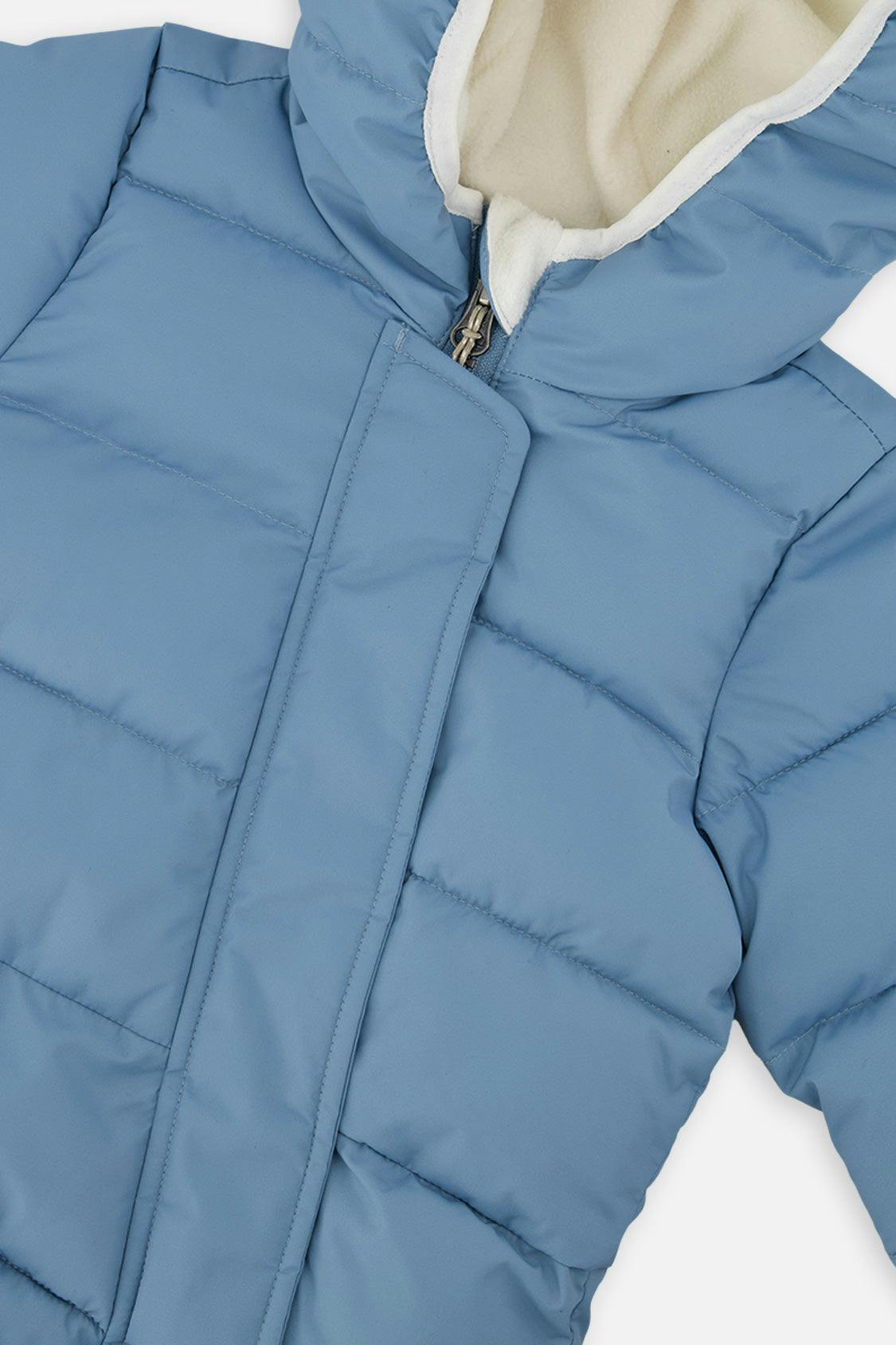 Baby Cloud One Piece Snowsuit Adapted For Car Seats Blue Grey