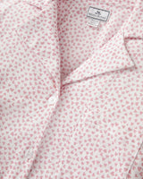 The Olivia Wide Leg Pima Pajama Set in Sweethearts