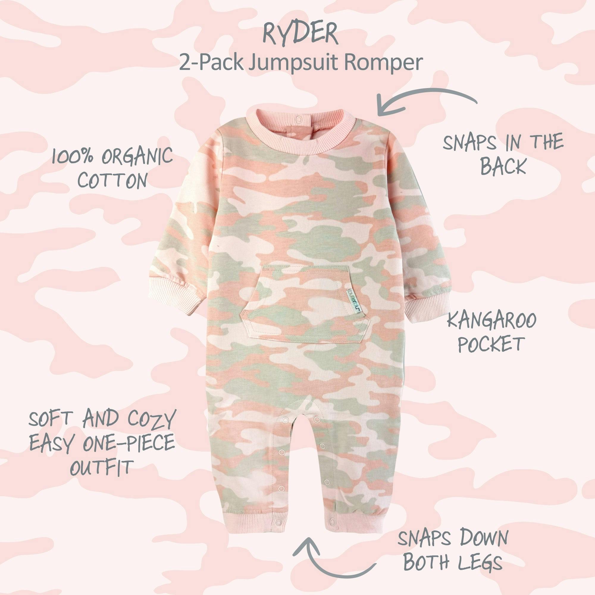 RYDER 2-Pack Romper Jumpsuit