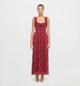 The Rosetta Nap Dress - Claret Lace