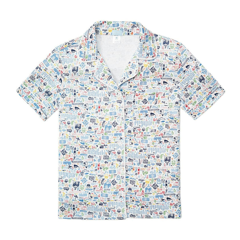 Nantucket Women’s Button Front Short Pajama Set