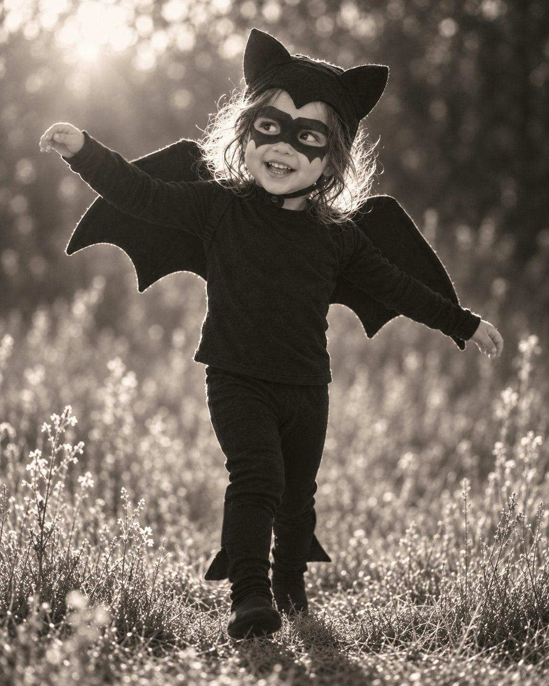 Black Bat Halloween Costume