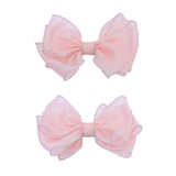 Shimmering Bow Hairclip Set