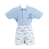 Fields Boy Polo Set - Dallas
