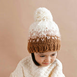 Nell Stripe Hat - Walnut/Blush
