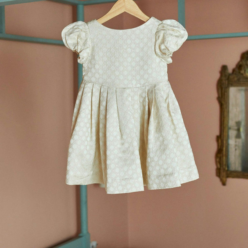 Ivory Edith Jacquard Ceremony Girl Dress