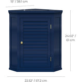 Teamson Home Glancy Corner Wall Cabinet