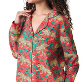 Winter Holly Bagheera - Long PJ Set - Ruby