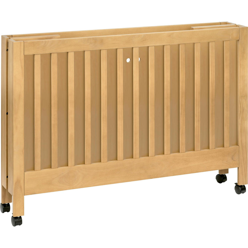 Maki Full-Size Portable Folding Crib With Toddler Bed Conversion Kit