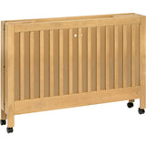 Maki Full-Size Portable Folding Crib With Toddler Bed Conversion Kit
