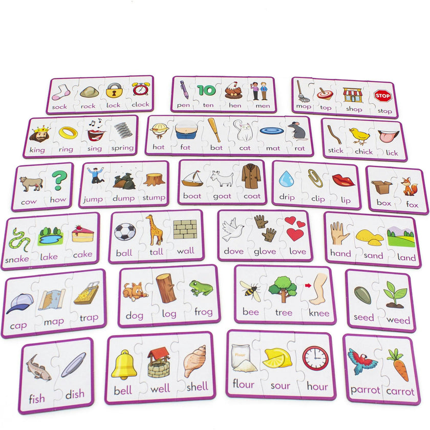 Rhyming Puzzles Educational Learning Set