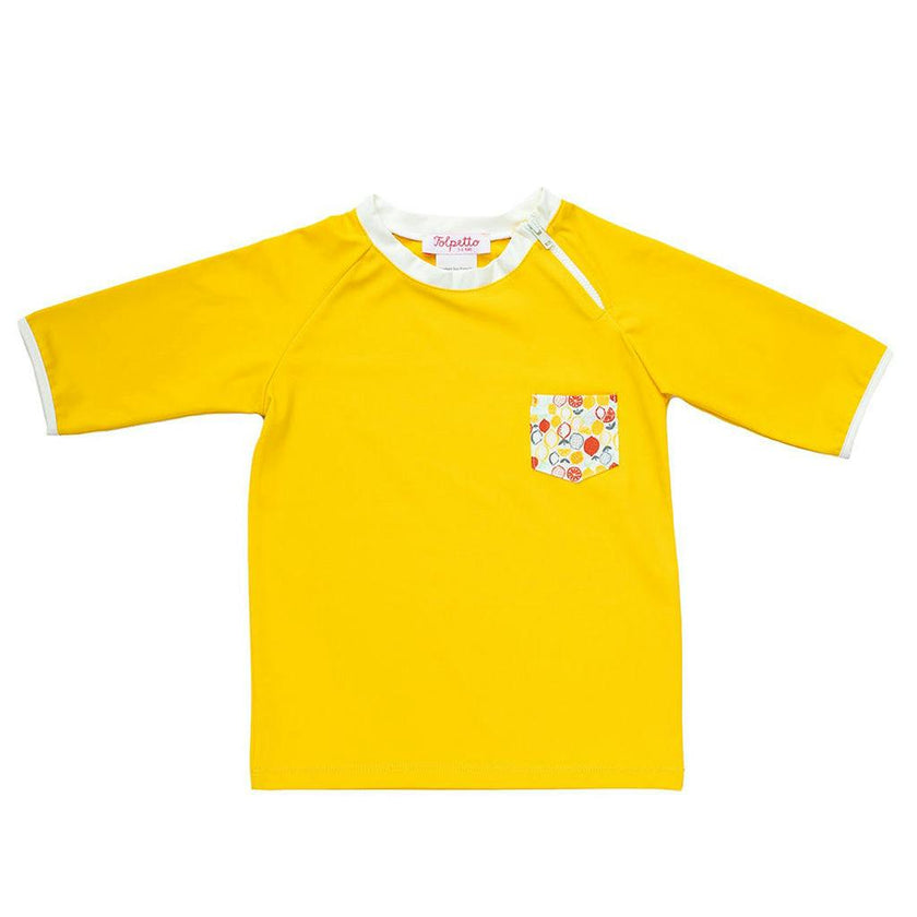 Jamie Rashguard Sicilian Yellow And Lemon Print