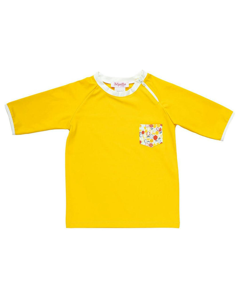 Jamie Rashguard Sicilian Yellow And Lemon Print
