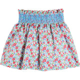 Emilia Floral Elasticated Waist Skirt in Red (2-10yrs)