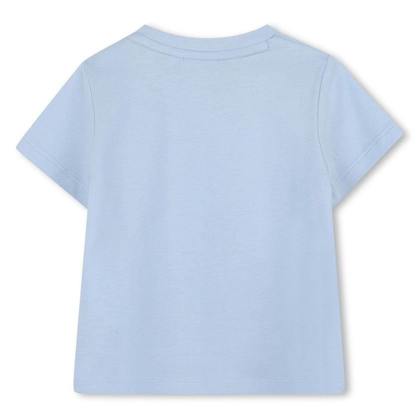 Persion Blue 3D Logo Effect T-Shirt