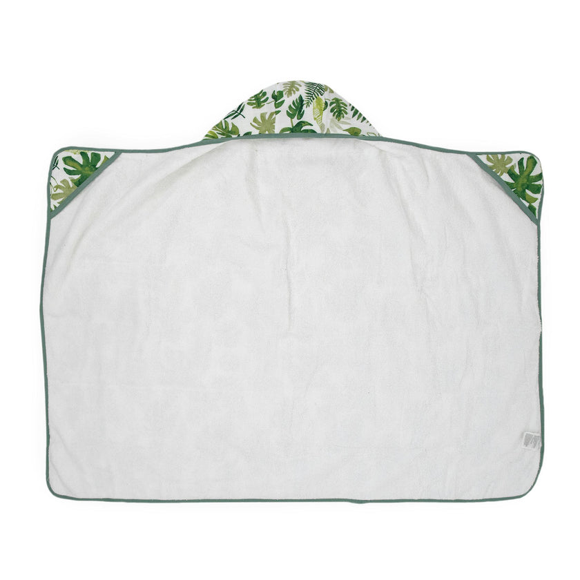 Toddler Hooded Towel - Tropical Leaf