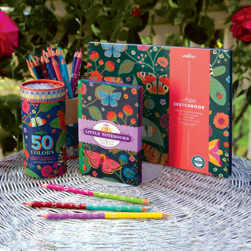 Piece&Love: Double-Sided Colored Pencils - Victoria's - 25pc Set