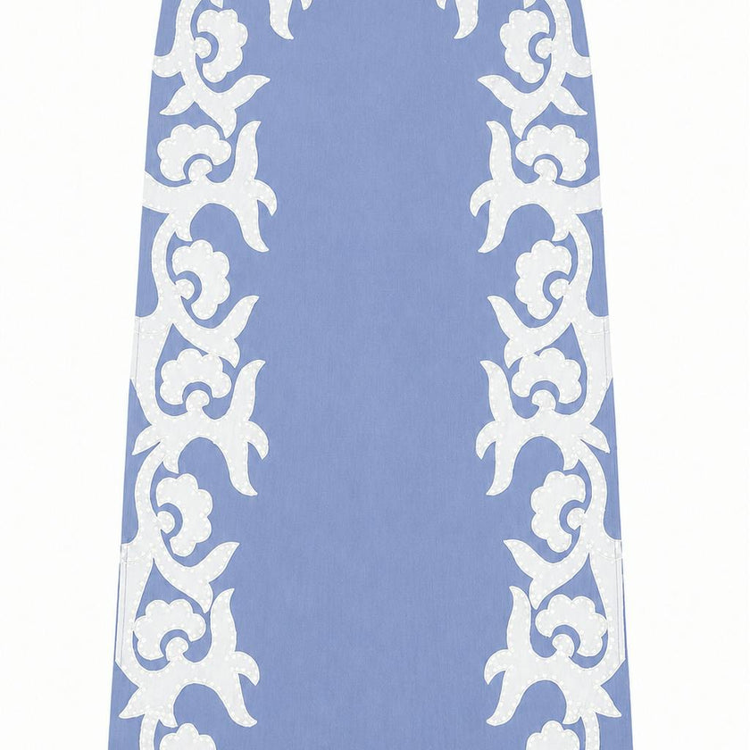 Dillon Ice Blue Fleur Midi Skirt