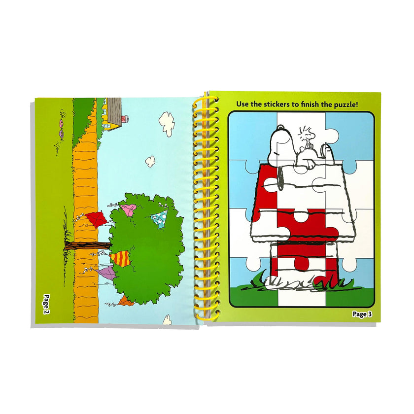 OOLY x Peanuts Coloring Activity & Sticker Kit - 8 Markers 8 Crayons