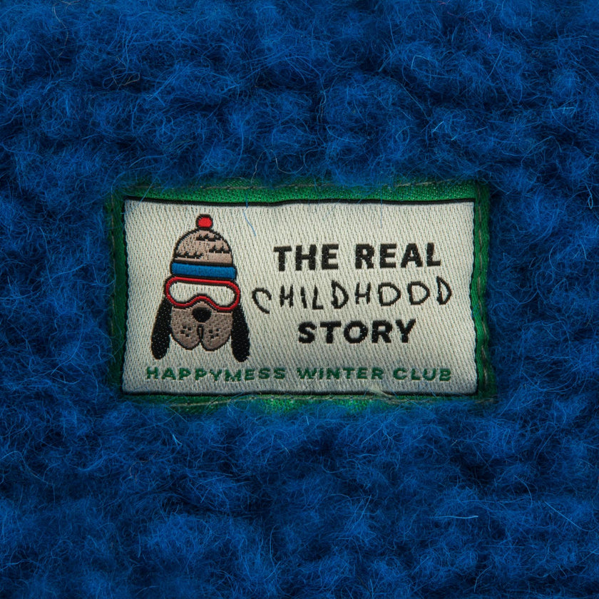 children's merino bucket hat - cobalt