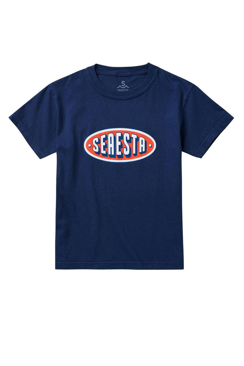Seaesta Fuel Tee / Youth / Navy Blue