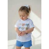 Liberty of London Children's Hearts T-Shirt, Pink