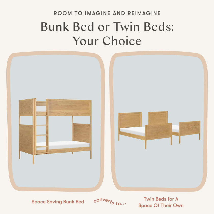 Babyletto Kids Bondi Convertible Bunk Bed