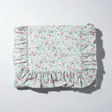 Timeless Floral Ruffle Zipper | Pastel Confetti