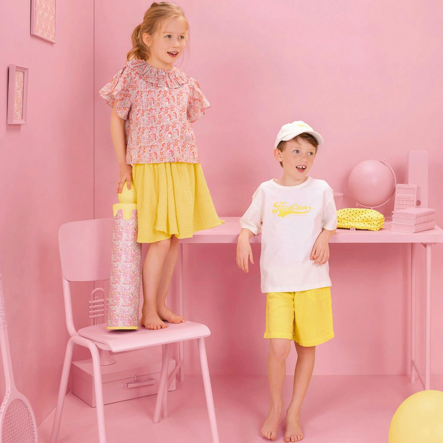 BONTON Nancy Blouse - Rose Fiesta