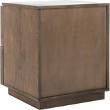 Zeus 2 Drawer Nightstand