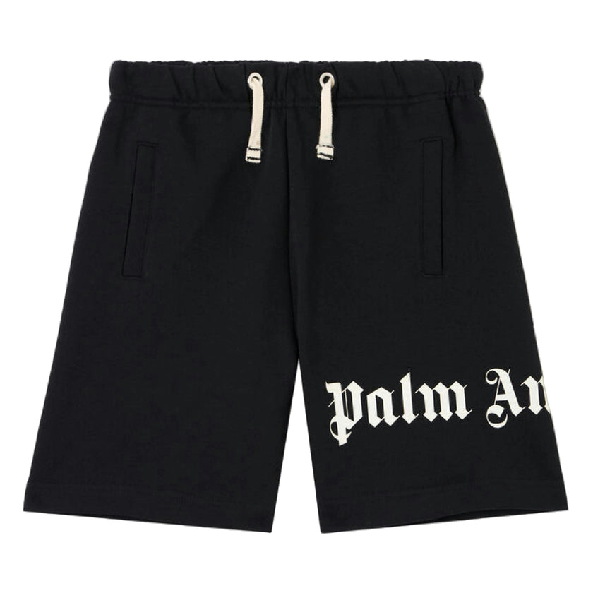 Black Overlogo Sweatshorts