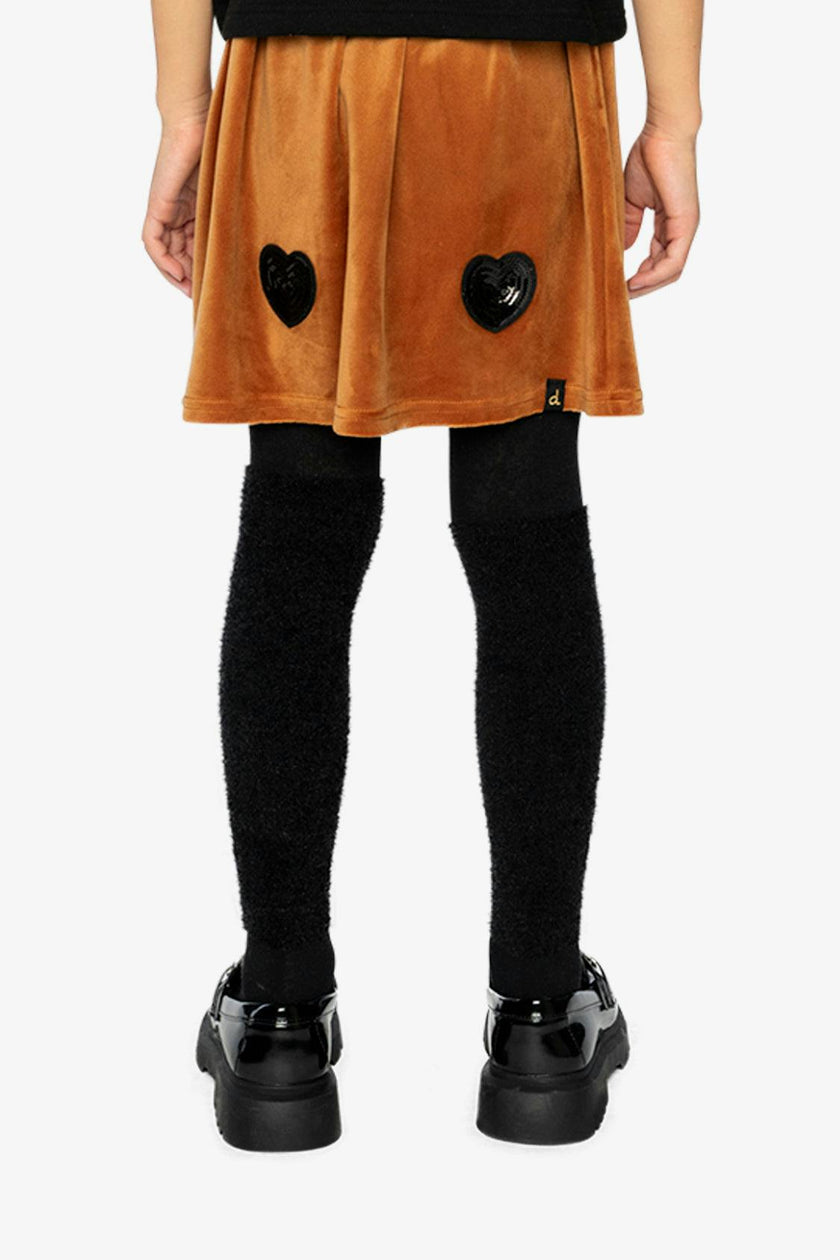 Velvet Skirt Brown